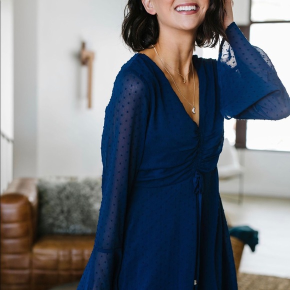 Midnight Swiss Miss Chiffon Dress - Picture 4 of 6